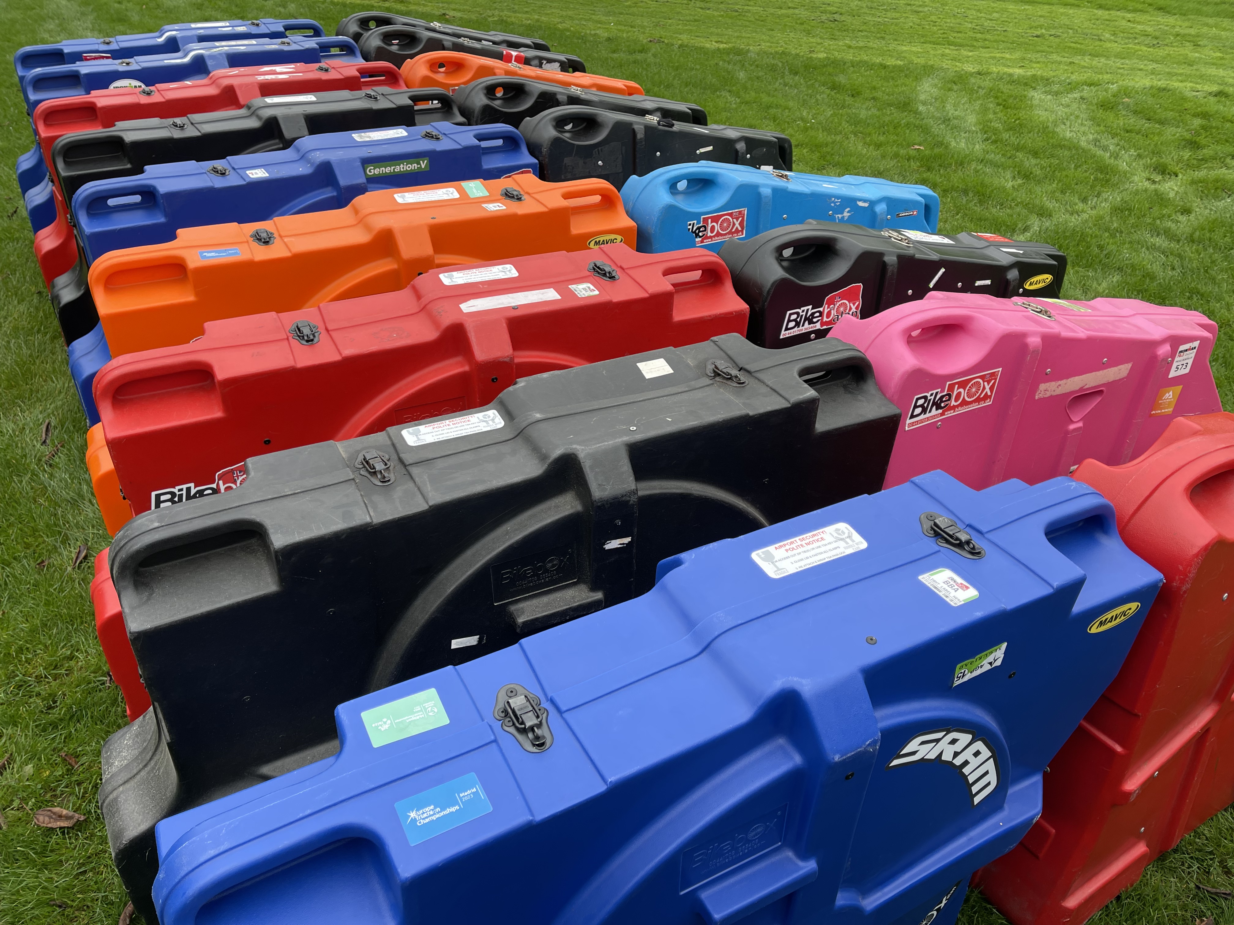 Bike Box Hire UK boxes ready to hire